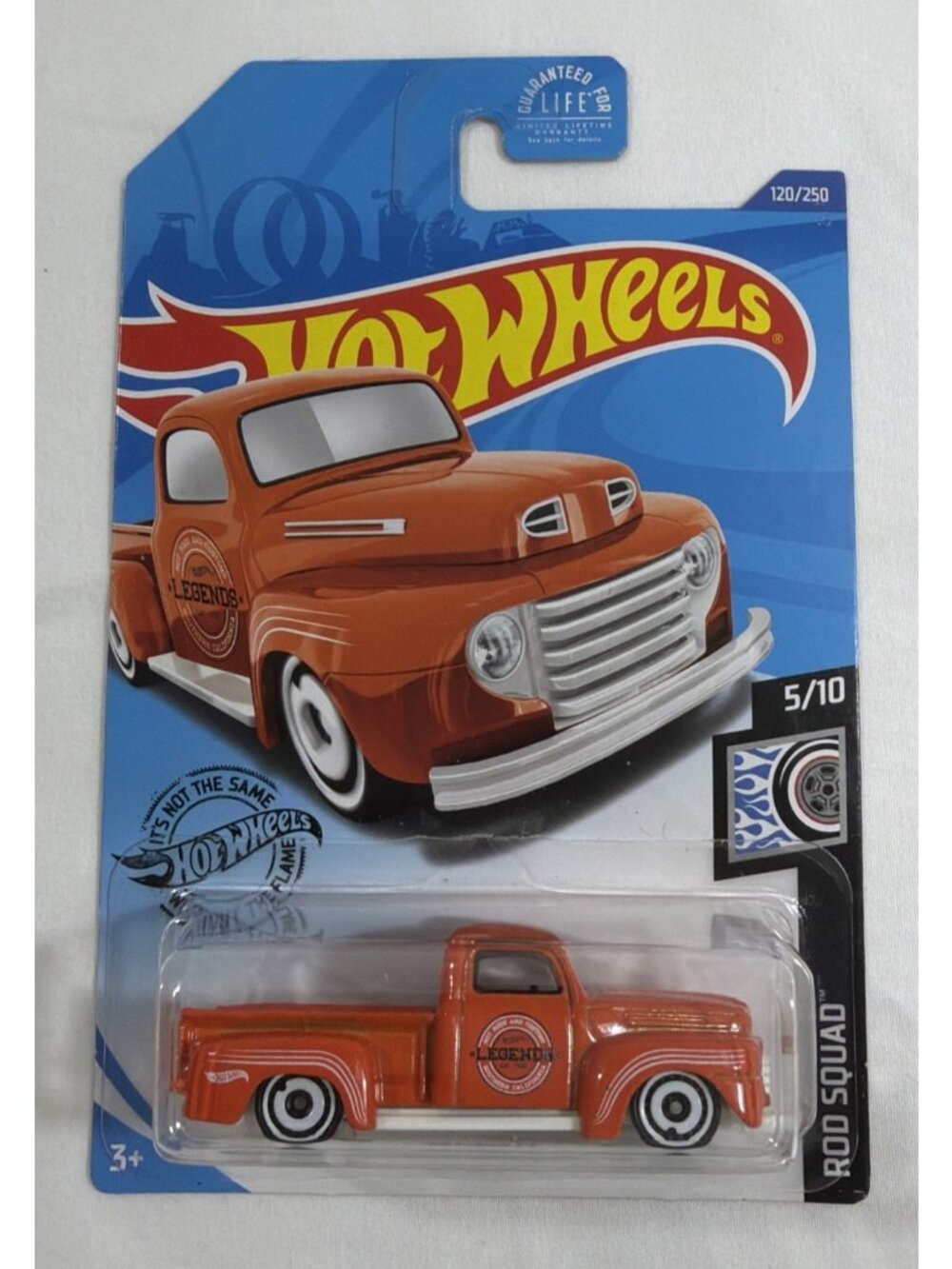 Hot Wheels Rod Squad Orange '49 Ford F1 - 1:64 Diecast Car N19